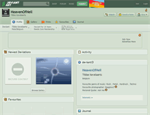 Tablet Screenshot of heavenofhell.deviantart.com