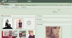 Desktop Screenshot of calarose.deviantart.com