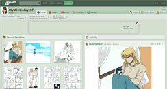 Desktop Screenshot of miyuki-hawkeye07.deviantart.com