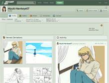 Tablet Screenshot of miyuki-hawkeye07.deviantart.com