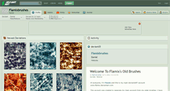 Desktop Screenshot of flamixbrushes.deviantart.com