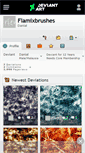 Mobile Screenshot of flamixbrushes.deviantart.com