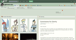Desktop Screenshot of nightmare-aya.deviantart.com
