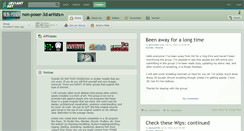 Desktop Screenshot of non-poser-3d-artists.deviantart.com