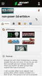 Mobile Screenshot of non-poser-3d-artists.deviantart.com