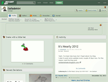 Tablet Screenshot of gallade664.deviantart.com