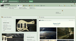 Desktop Screenshot of frostblast.deviantart.com
