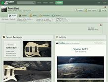Tablet Screenshot of frostblast.deviantart.com