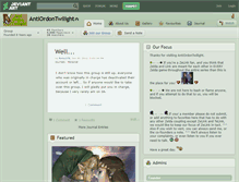 Tablet Screenshot of antiordontwilight.deviantart.com