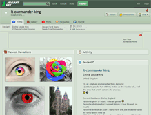 Tablet Screenshot of lt-commander-king.deviantart.com