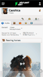 Mobile Screenshot of caoshica.deviantart.com