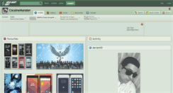 Desktop Screenshot of cocainemonster.deviantart.com