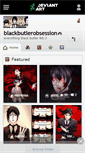 Mobile Screenshot of blackbutlerobsession.deviantart.com