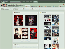 Tablet Screenshot of blackbutlerobsession.deviantart.com