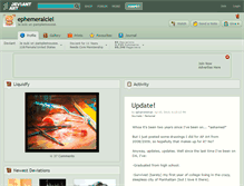 Tablet Screenshot of ephemeralciel.deviantart.com