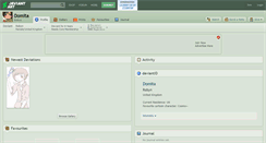 Desktop Screenshot of domita.deviantart.com