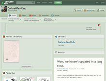 Tablet Screenshot of darkrai-fan-club.deviantart.com
