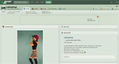 Desktop Screenshot of cyberpinup.deviantart.com