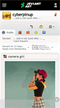 Mobile Screenshot of cyberpinup.deviantart.com