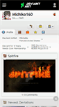 Mobile Screenshot of michiko160.deviantart.com