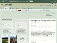 Tablet Screenshot of celestinagrey.deviantart.com