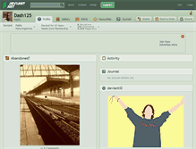 Tablet Screenshot of dash125.deviantart.com