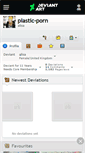 Mobile Screenshot of plastic-porn.deviantart.com