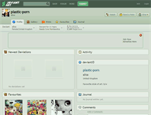 Tablet Screenshot of plastic-porn.deviantart.com