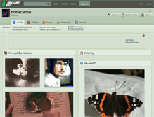 Tablet Screenshot of flomacaroon.deviantart.com