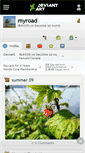 Mobile Screenshot of myroad.deviantart.com