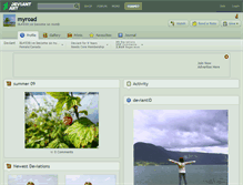 Tablet Screenshot of myroad.deviantart.com