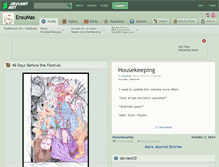 Tablet Screenshot of ensumas.deviantart.com