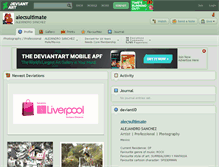 Tablet Screenshot of alecsultimate.deviantart.com