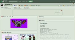 Desktop Screenshot of chocolover90.deviantart.com