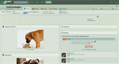 Desktop Screenshot of hollyhuntington.deviantart.com