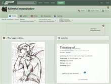 Tablet Screenshot of fullmetal-moonshadow.deviantart.com