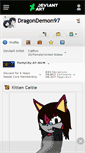 Mobile Screenshot of dragondemon97.deviantart.com