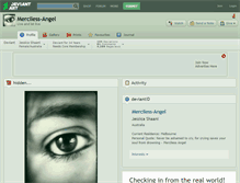 Tablet Screenshot of merciless-angel.deviantart.com