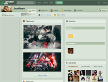 Tablet Screenshot of jinxnina.deviantart.com