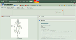 Desktop Screenshot of helldeamon69.deviantart.com