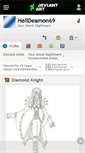 Mobile Screenshot of helldeamon69.deviantart.com