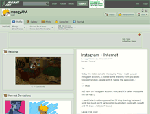 Tablet Screenshot of moogyaka.deviantart.com