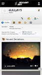 Mobile Screenshot of elilly815.deviantart.com