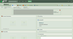 Desktop Screenshot of barbucci.deviantart.com
