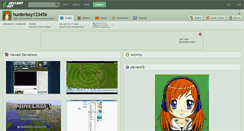 Desktop Screenshot of hunterboy123456.deviantart.com