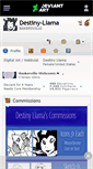 Mobile Screenshot of destiny-llama.deviantart.com