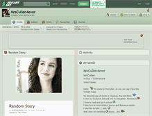 Tablet Screenshot of mrscullen4ever.deviantart.com