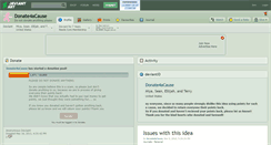 Desktop Screenshot of donate4acause.deviantart.com