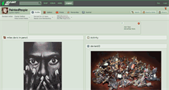 Desktop Screenshot of paintedpeople.deviantart.com