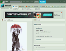 Tablet Screenshot of andretnk.deviantart.com